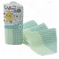 Мочалка-полотенце эластичная Yokozuna &amp;quot;pokopoko egg&amp;quot; зеленая
