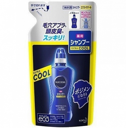 Лечебный шампунь для мужчин, с охлаждающим эффектом Kao Corporation Success Extra Cool