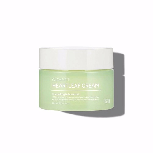 Восстанавливающий крем для лица с экстрактом зеленого чая Tenzero Clear Fit Heartleaf Cream