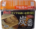 Дезодорант-поглотитель неприятных запахов для обувных шкафов с древесным углём Kokubo Deodorant SUMI-BAN