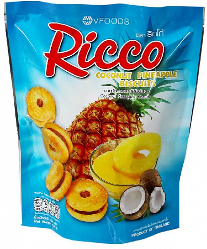 Печенье с ананасовым джемом VFOODS RICCO