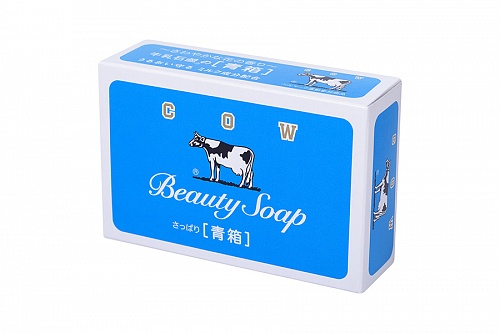 Мыло туалетное молочное с ароматом свежести Gyunyu Sekken Kyoshin Beauty Soap