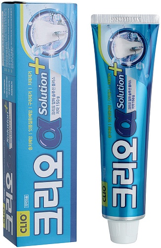 Зубная паста для естественной белизны зубов CLIO Alpha Solution Total Care Plus Toothpaste