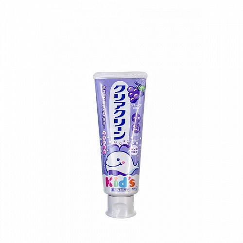 Детская  зубная паста со вкусом винограда Kao Corporation Clear Clean Kid’s Grape