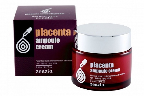 Крем для лица с плацентой Zenzia Placenta Ampoule Cream