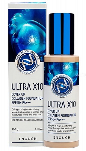 Тональный крем Enough Ultra X10 cover up Collagen foundation #13