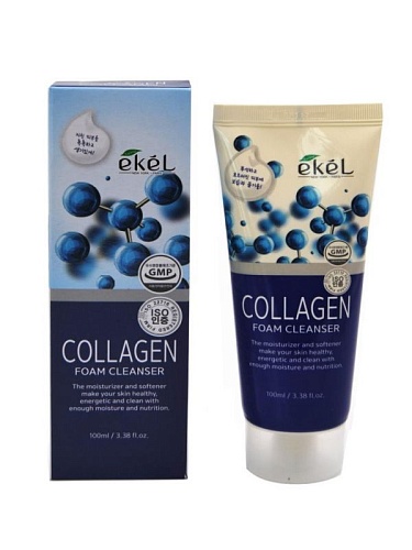 Пенка для умывания с коллагеном Ekel Collagen Foam Cleanser