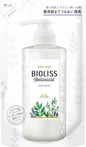 Увлажняющий шампунь для волос Kose Cosmeport Bioliss Botanical Deep Moist