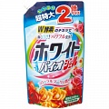 Жидкое средство для стирки белья с отбеливающим и смягчающим эффектами, мягкая упаковка Nihon Detergent White Bio Plus gel