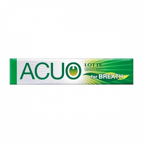 Жевательная резинка Зеленая мята Lotte ACUO Green Mint