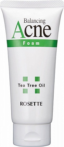 Пенка для умывания для проблемной кожи с натуральным маслом чайного дерева Rosette Acne Foam