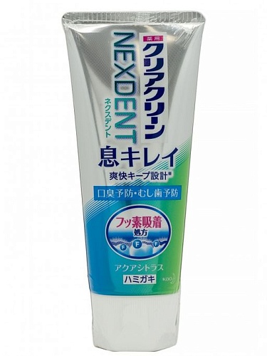 Зубная паста освежающая дыхание с цитрусом Kao Corporation Clear Clean NEXDENT Breath Clean Citrus