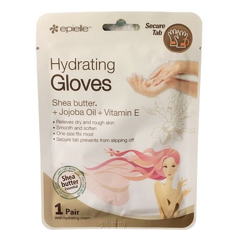 Увлажняющие перчатки для сухой кожи рук Epielle Hydrating Gloves