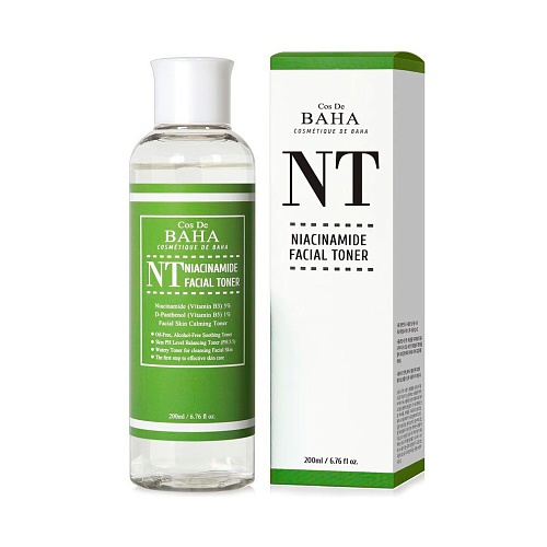 Тонер для проблемной кожи с ниацинамидом Cos De Baha Niacinamide Facial Toner (NT)