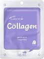 Маска тканевая для лица с коллагеном Mijin Collagen mask pack