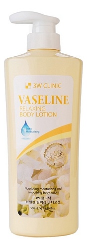 Лосьон для тела расслабляющий с вазелином 3W CLINIC Relaxing Body Lotion Vaseline