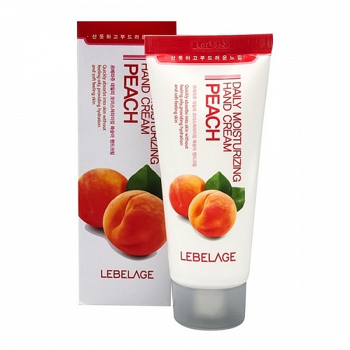Крем для рук увлажняющий с экстрактом персика Lebelage Daily Moisturizing Peach Hand Cream
