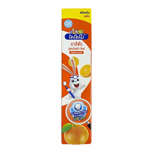 Зубная паста для детей с 6 месяцев с ароматом апельсина, 40 г Lion Thailand Kodomo