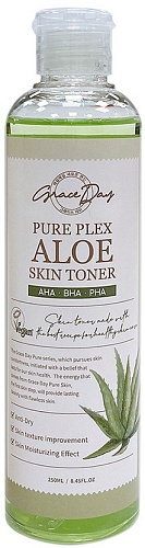 Увлажняющий тонер с экстрактом алоэ Grace Day Pure Plex Aloe Skin Toner