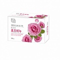 Успокаивающее и увлажняющее туалетное мыло с экстрактом дамасской розы Mukunghwa Rose Beauty Soap