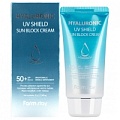 Солнцезащитный крем с гиалуроновой кислотой Farm Stay Hyaluronic Uv Shield Sun Block Cream SPF 50+