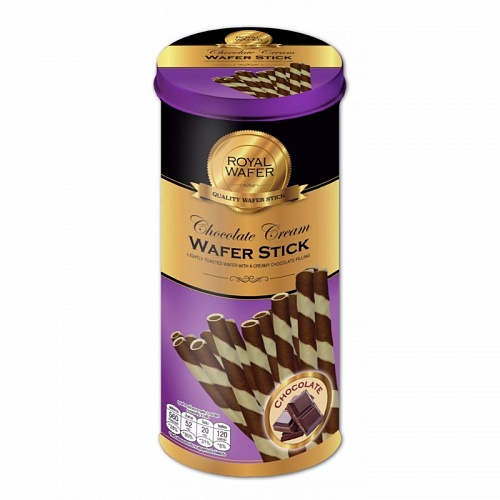 Трубочки вафельные c шоколадной начинкой VFOODS Royal Wafer