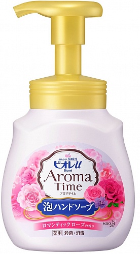 Пенное мыло для рук с антибактериальным эффектом и ароматом розы Kao Corporation Biore U Aroma Time