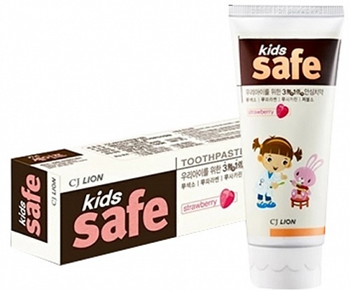 Детская зубная паста Cj Lion Kids Safe