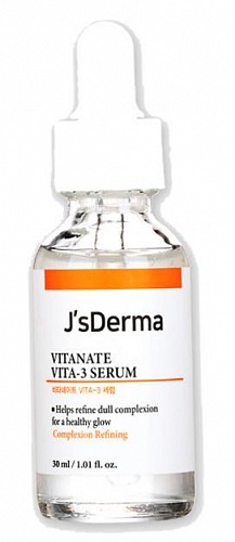 Сыворотка с ниацинамидом для выравнивания тона JsDERMA Vitanate Vita-3 Serum