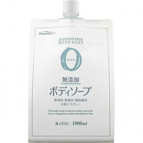 Жидкое мыло для тела без добавок, для чувствительной кожи Kumano Pharmaact Mutenka Zero