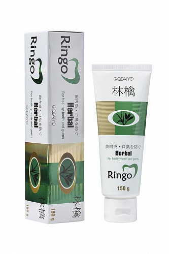 Паста зубная отбеливающая Gotaiyo Ringo Herbal