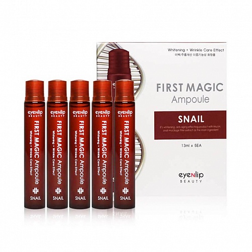 Ампулы для лица с улиточным экстрактом Eyenlip First Magic Ampoule Snail