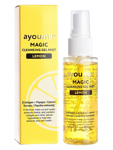 Гель для лица очищающий Ayoume Magic Cleansing Gel Mist Lemon