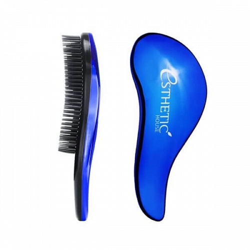 Расческа для волос синяя Esthetic House Hair Brush For Easy Comb