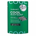 Экстра охлаждающий гель для душа для мужчин с ментолом, сменная упаковка Kumano Pharmaact Super Extra Cool Body