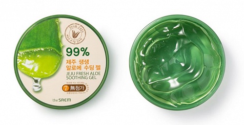 Гель с алоэ универсальный увлажняющий 99% The Saem Jeju Fresh Aloe Soothing Gel 99%