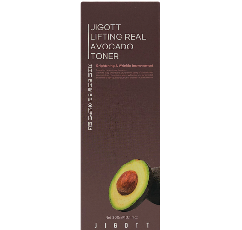 Антивозрастной тонер с экстрактом авокадо Jigott Lifting Real Avocado Toner