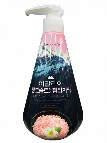 Зубная паста с розовой гималайской солью LG Perioe Pumping Himalaya Pink Salt Floral Mint