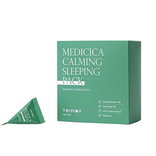Ночная маска успокаивающая с центеллой и мадекассосидом Trimay Medicica Calming Sleeping Pack