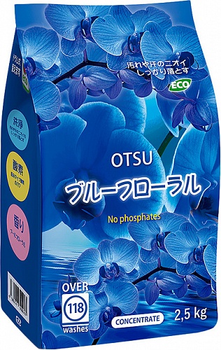 Концентрированный стиральный порошок с ароматом ЦВЕТОЧНЫЙ САД Otsu