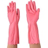 Тонкие виниловые перчатки с фиксацией на кончиках пальцев длинные нежно-розовые ST