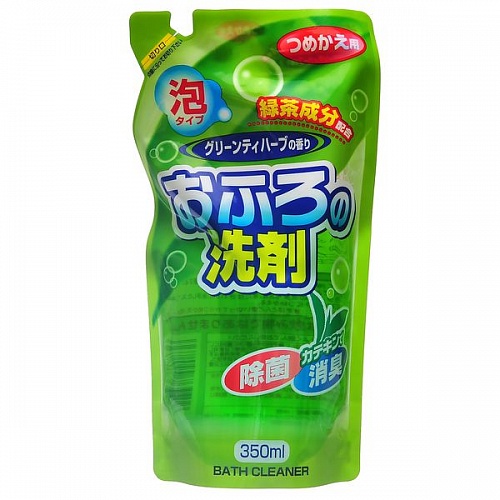 Пенящееся чистящее средство для ванны Rocket Soap Зеленый чай и травы, мягкая упаковка, 350 мл Rocket Soap