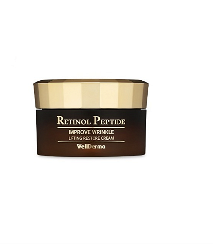 Лифтинг крем с ретинолом и пептидами WellDerma Retinol Peptide Lifting Restore Cream