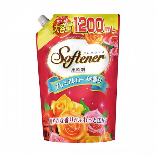 Кондиционер для белья Nihon Detergent Softener premium rose&amp;quot; (дезодорирующий с антибактериальным эффектом и богатым ар